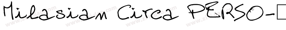 Milasian Circa PERSO字体转换